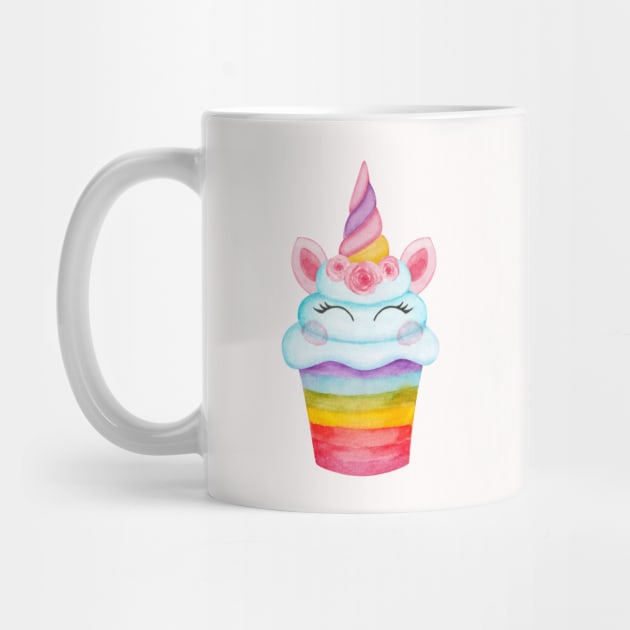 Unicorn cupcake by shoko